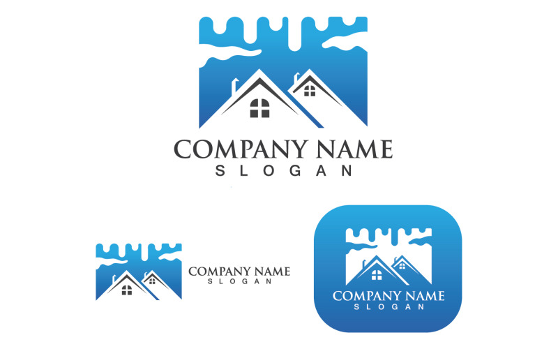 Home And Building Logo And Icon Vector V5 Logo Template