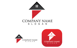 Home And Building Logo And Icon Vector V8