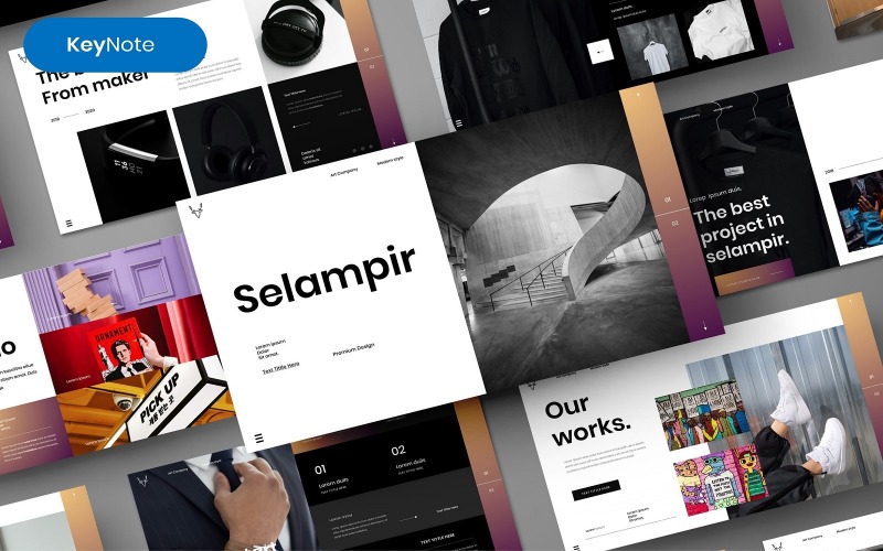 Salampir - Business Google Slide Template PowerPoint Template