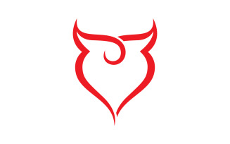 Love Heart Logo Icon Template Vector V15