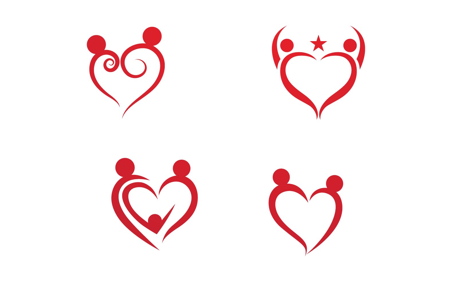 Template #250653 Icon Heart Webdesign Template - Logo template Preview