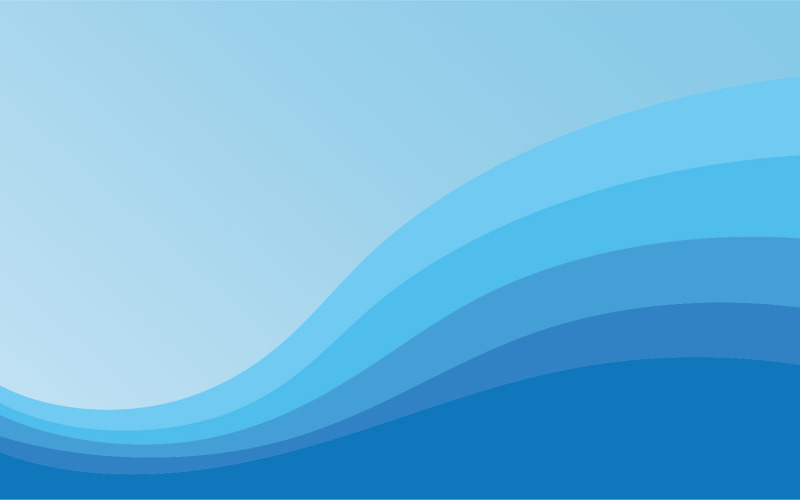 Background Wave Water Blue Vector Design V3 Logo Template