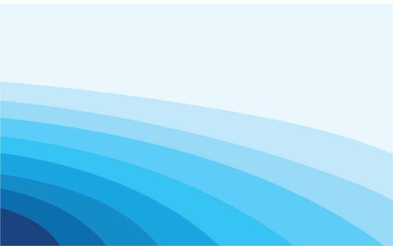 Background Wave Water Blue Vector Design V5 Logo Template