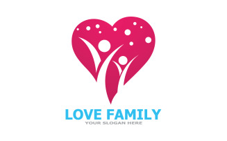 Love Family Care Logo And Symbol Vector V20