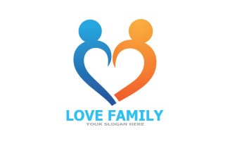 Love Family Care Logo And Symbol Vector V23
