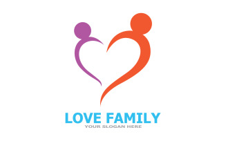 Love Family Care Logo And Symbol Vector V25