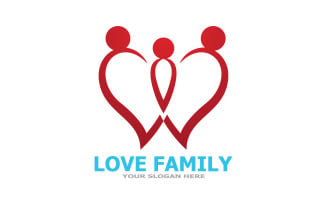 Love Family Care Logo And Symbol Vector V30