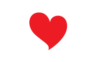 Love Heart Logo Icon Template Vector V33
