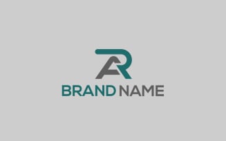 AR Logo | Letter AR Or RA Logo Template