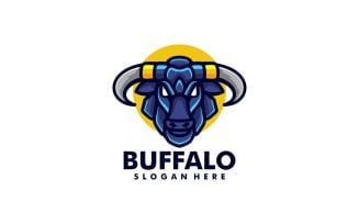 Buffalo Simple Mascot Logo