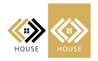 Home House Building Logo Vector V16