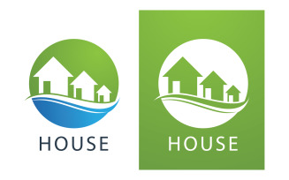 Home House Building Logo Vector V23