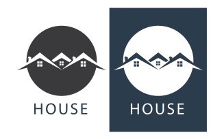 Home House Building Logo Vector V34