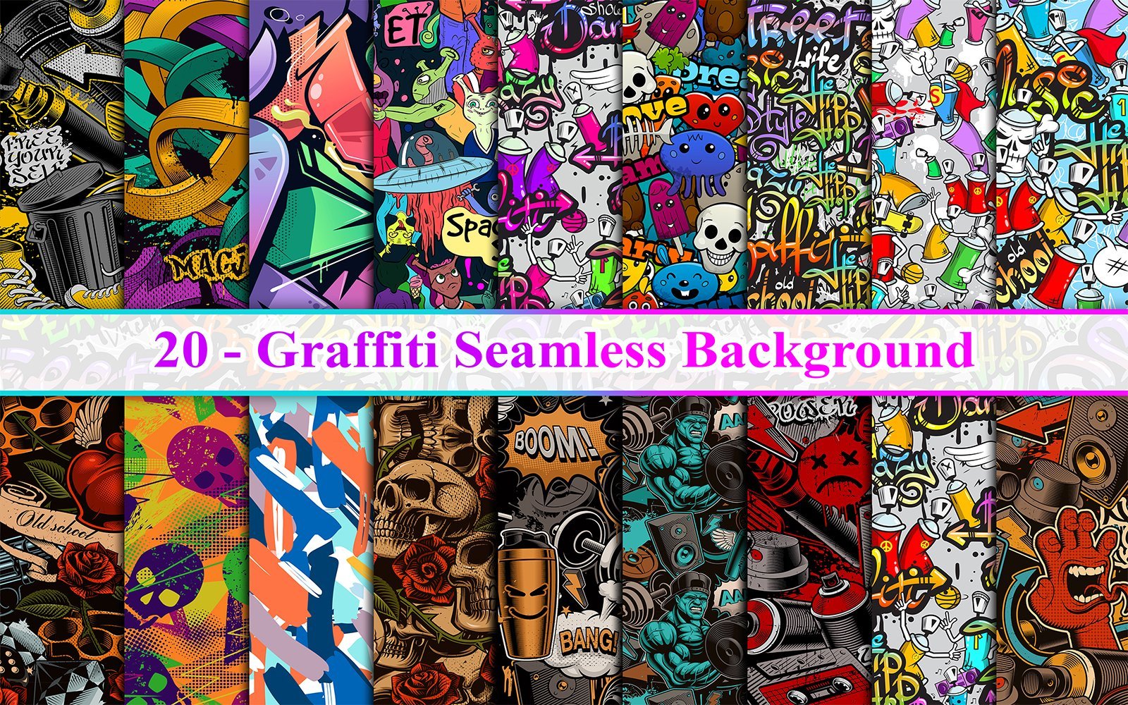 Kit Graphique #250851 Graffiti Background Divers Modles Web - Logo template Preview