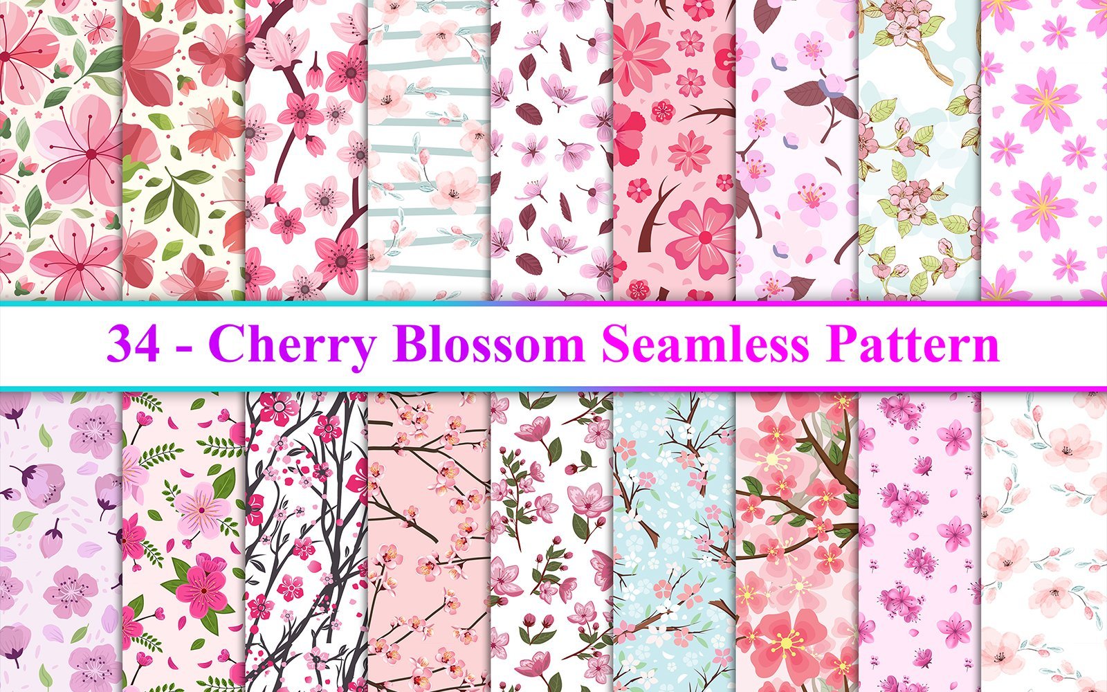 Kit Graphique #250853 Cherry Blossom Divers Modles Web - Logo template Preview