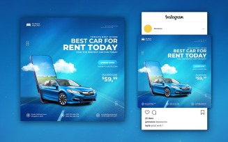 Car Sale Social Media Post Templates