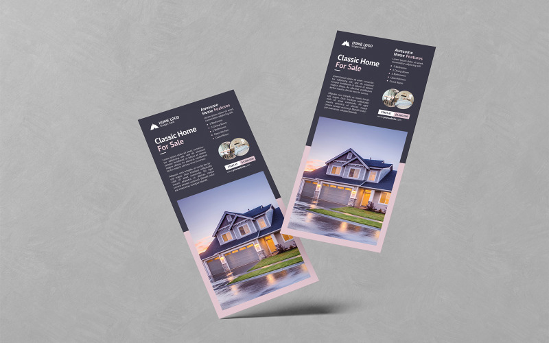 Classic Home Real Estate DL Flyers Corporate Identity
