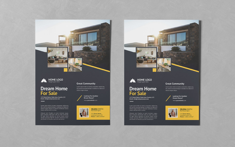 Clean Real Estate Flyer Templates Corporate Identity