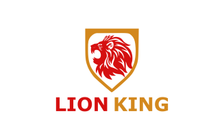 Lion Face Elegant Cool Logo Design