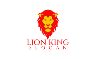 Lion Head Modern And Creative Logo Design