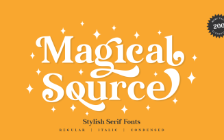 Magical Source - Stylish font