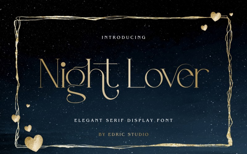 Night Lover Serif Display Font