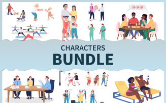 Characters Illustration Bundle