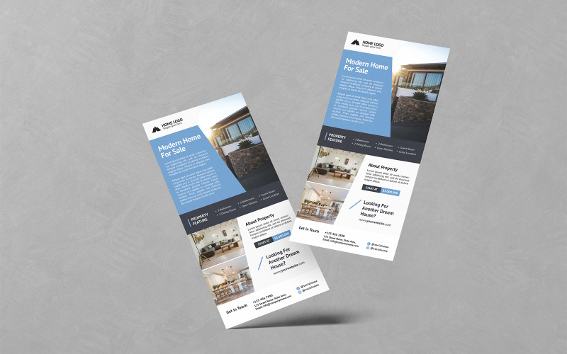Modern Real Estate DL Flyers Corporate Identity