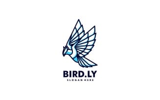 Vector Bird Simple Mascot Logo Template