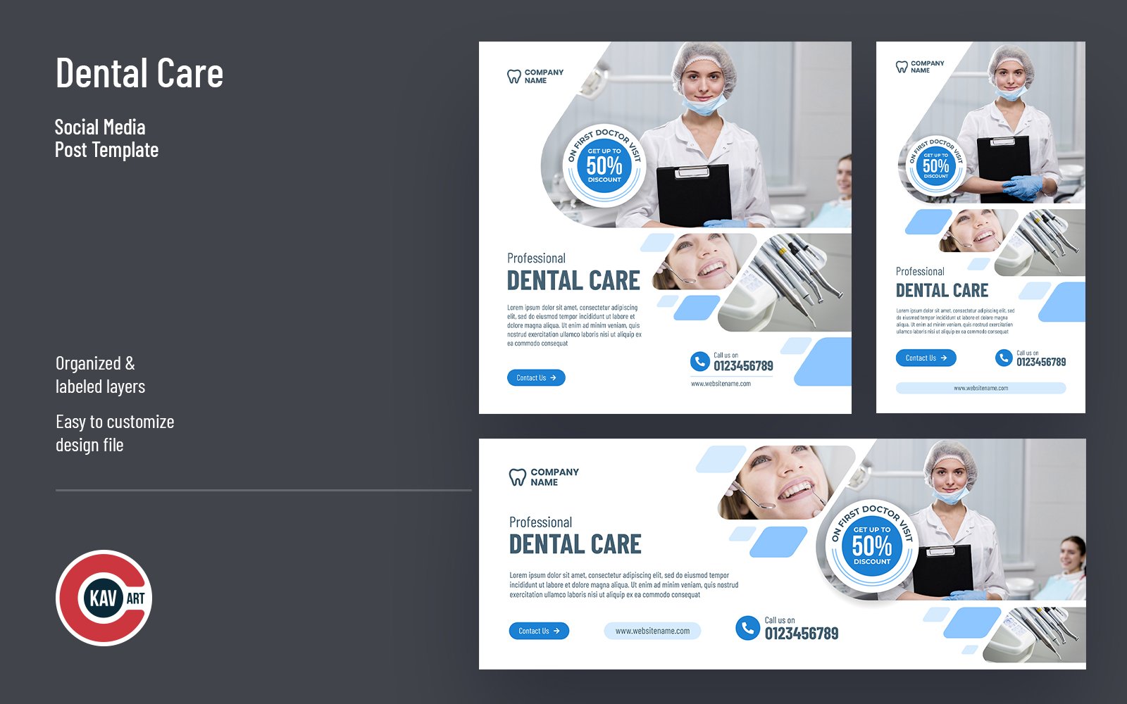 Kit Graphique #251052 Care Clinic Divers Modles Web - Logo template Preview