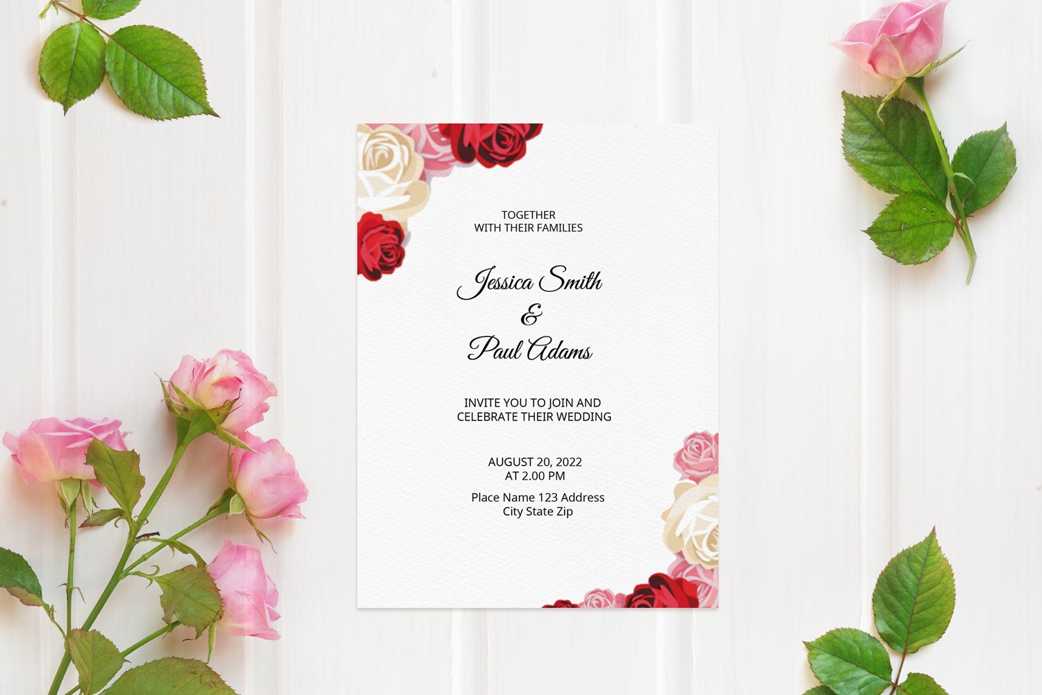 Template #251083 Invitation Floral Webdesign Template - Logo template Preview