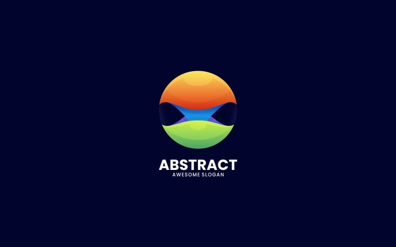 Abstract Circle Colorful Logo Logo Template