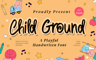 Child Ground - Playfull Script Fonts