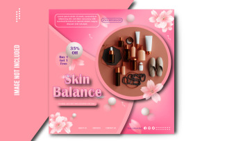 Skin Care Beauty Products web Banner