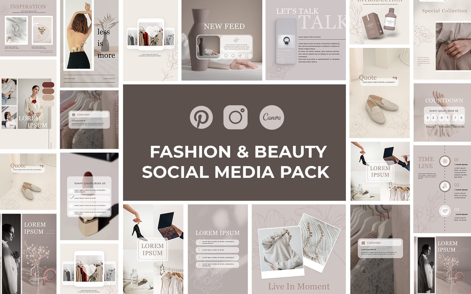 Kit Graphique #251252 Beauty Fashion Divers Modles Web - Logo template Preview