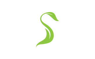 Leaf Green Logo Vector Nature Elements V19