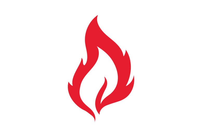 Fire And Flame Icon Gas Logo Vector V12 Logo Template