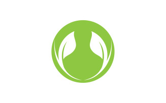 Leaf Green Logo Vector Nature Elements V32