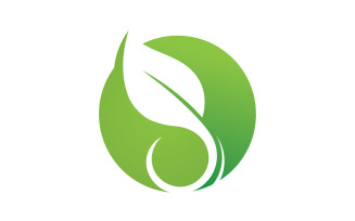 Leaf Green Logo Vector Nature Elements V34