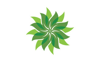 Leaf Green Logo Vector Nature Elements V35