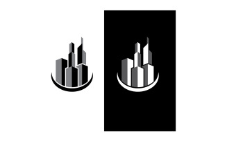 Modern City Building Home Logo Vector V17