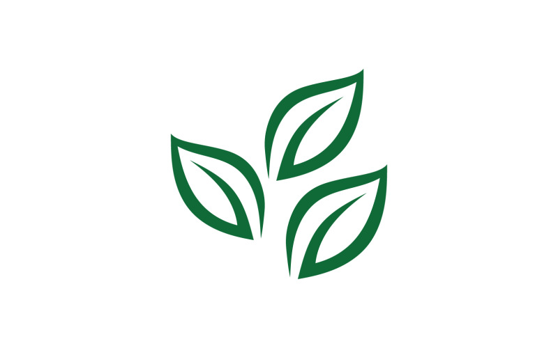 Eco Leaf Green Energy Logo Vector V16 Logo Template