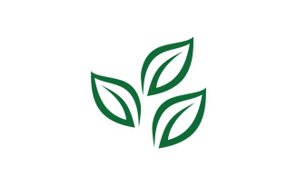Eco Leaf Green Energy Logo Vector V16