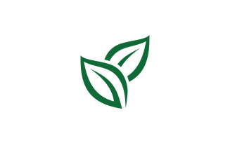 Eco Leaf Green Energy Logo Vector V21