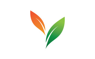 Eco Leaf Green Energy Logo Vector V24