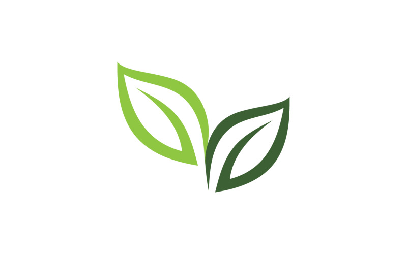 Eco Leaf Green Energy Logo Vector V26 Logo Template