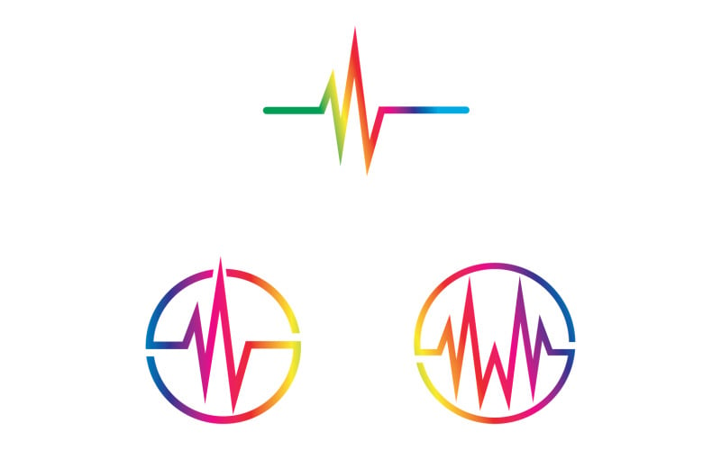 Sound Wave Music Equalizer Logo Vector V21 Logo Template