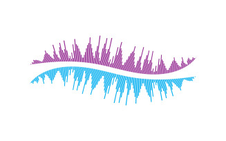 Sound Wave Music Equalizer Logo Vector V30