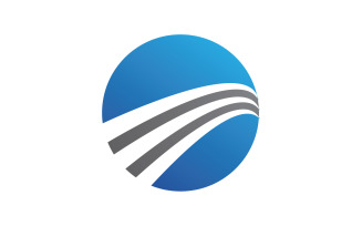 Business Finance Logo Vector Symbol V3
