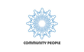 Creative People Team Group Community Logo V11